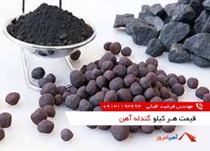 قیمت هر کیلو گندله آهن